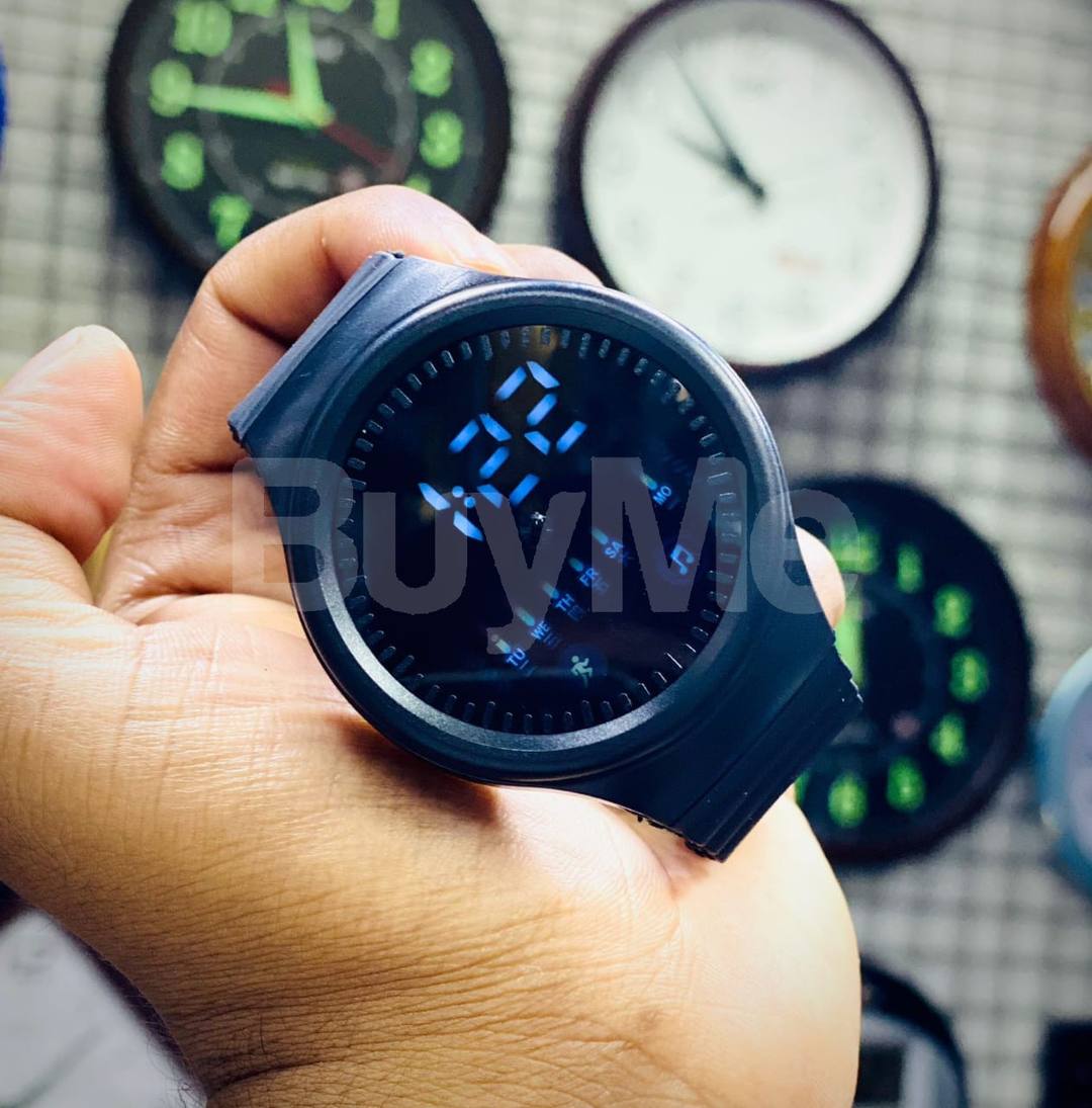 TOUCH LED KIDS WATCH - DARK BLUE