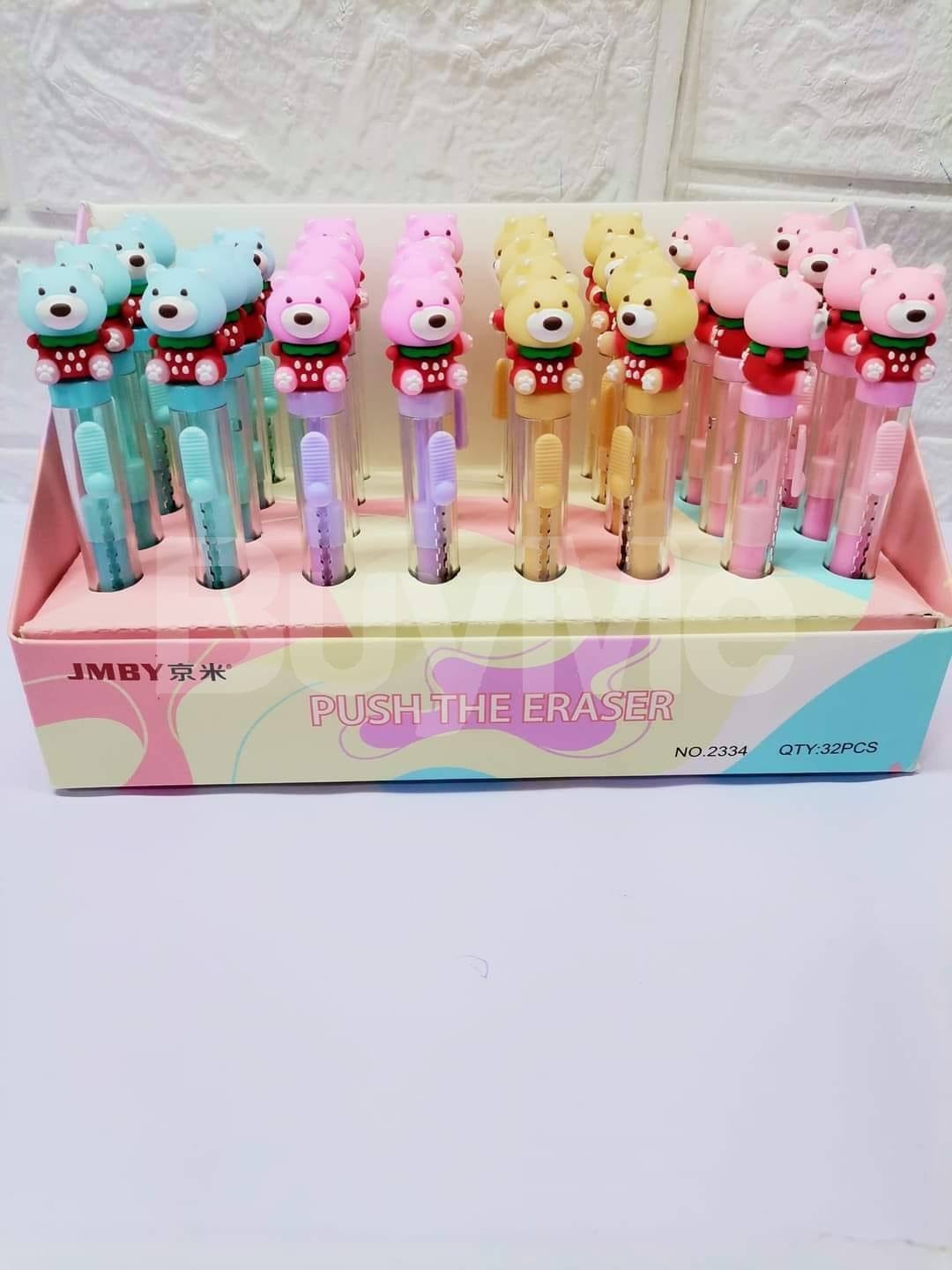 BEAR PUSHUP ERASER