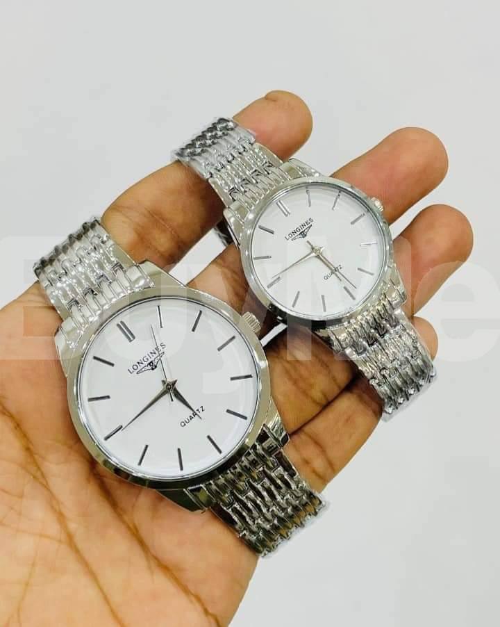 COUPLE WATCH - SILVER COLOUR