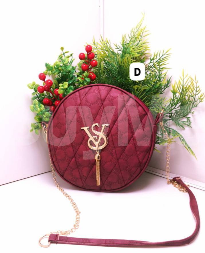 LADIES RED SIDE BAG