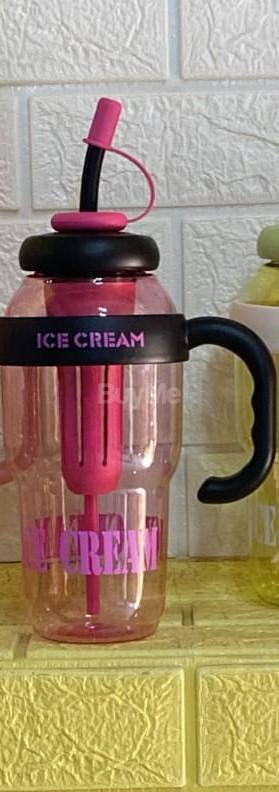 ICE CREAM WATER BOTTLE 1200ML - DARK PINK