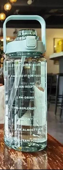TRANSPARENT BOTTLE - GREEN