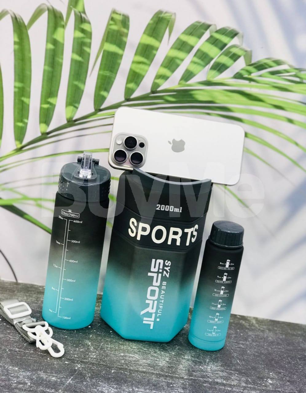 3 IN 1 BOTTLE SET WITH PHONE HOLDER