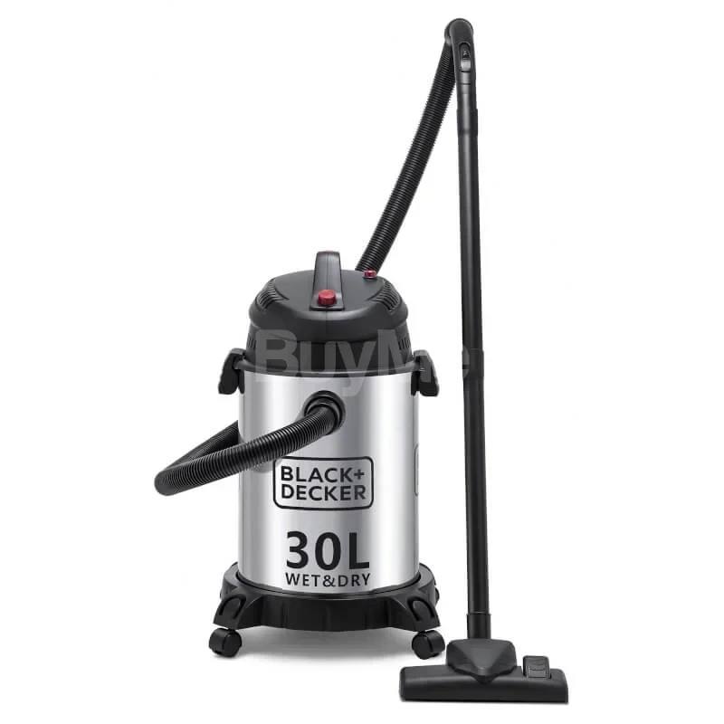 BLACK+DECKER 30L WET & DRY DRUM VACUUM CLEANER 1400W