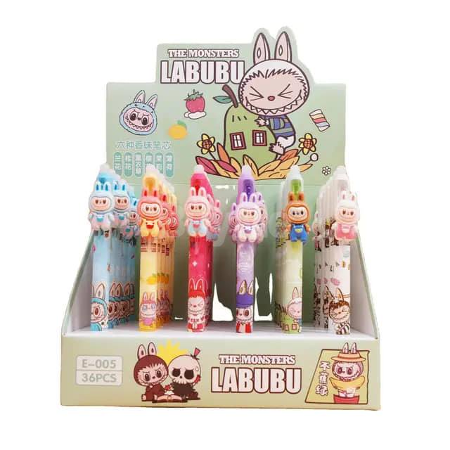 KAWAII LABUBU BALLPOINT PEN ANIME FIGURE GEL PEN