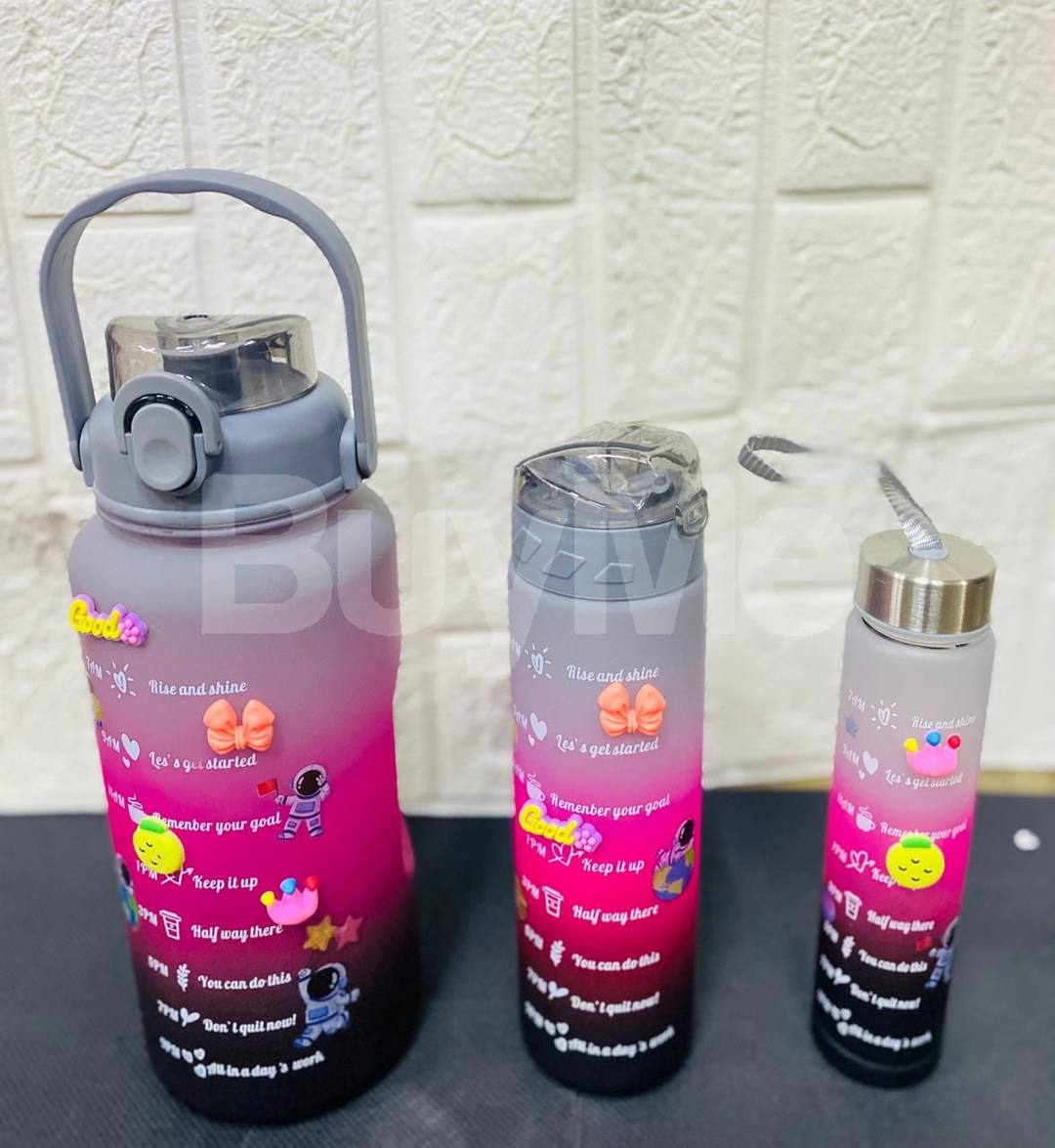 3 IN 1 WATER BOTTLE DESIGN