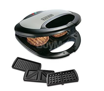 3 IN 1 SANDWICH GRILL AND WAFFLE MAKER