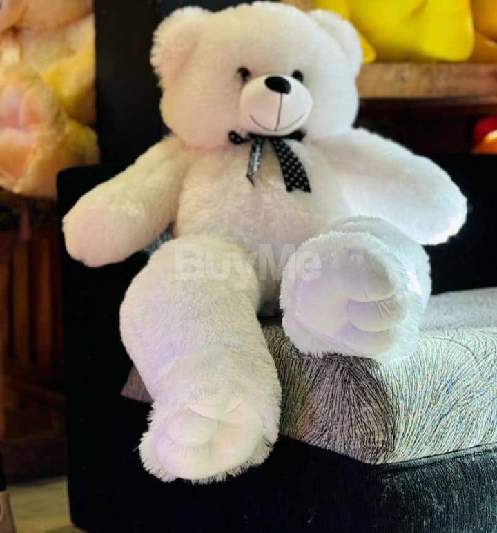 WHITE TEDDY BEAR