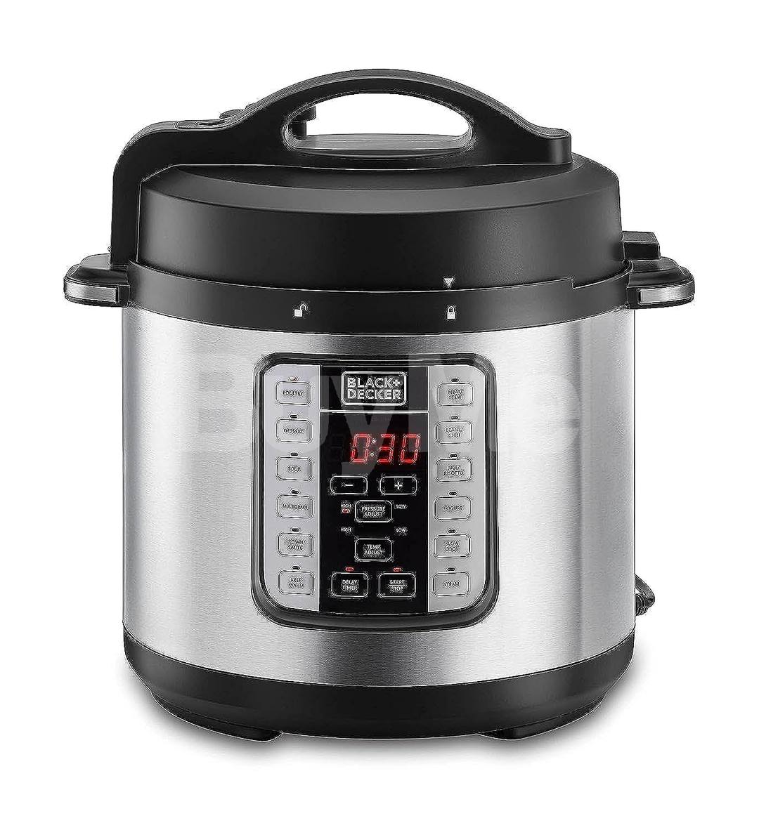 BLACK+DECKER 1000W 6L ELECTRIC PRESSURE COOKER 7IN1