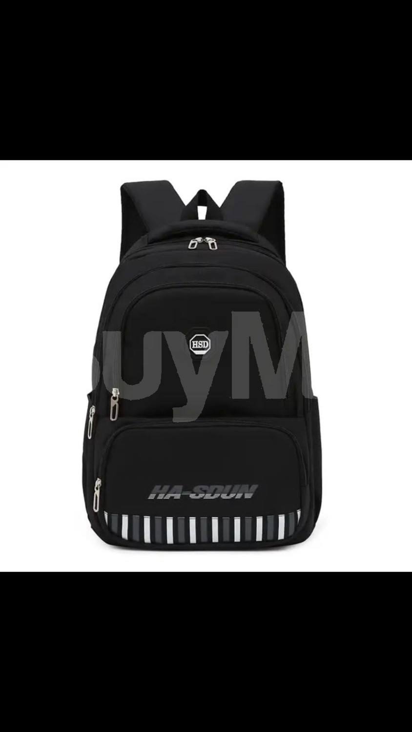 BLACK SCHOOL BAG