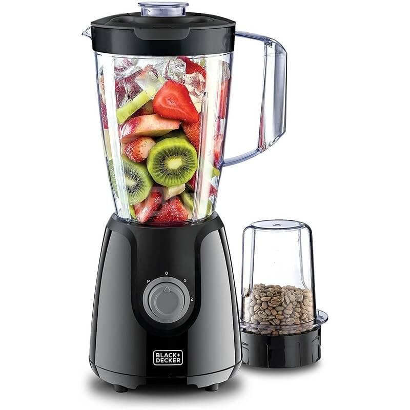 BLACK + DECKER 400W BLENDER WITH GRINDER MILL & EXTRA JAR