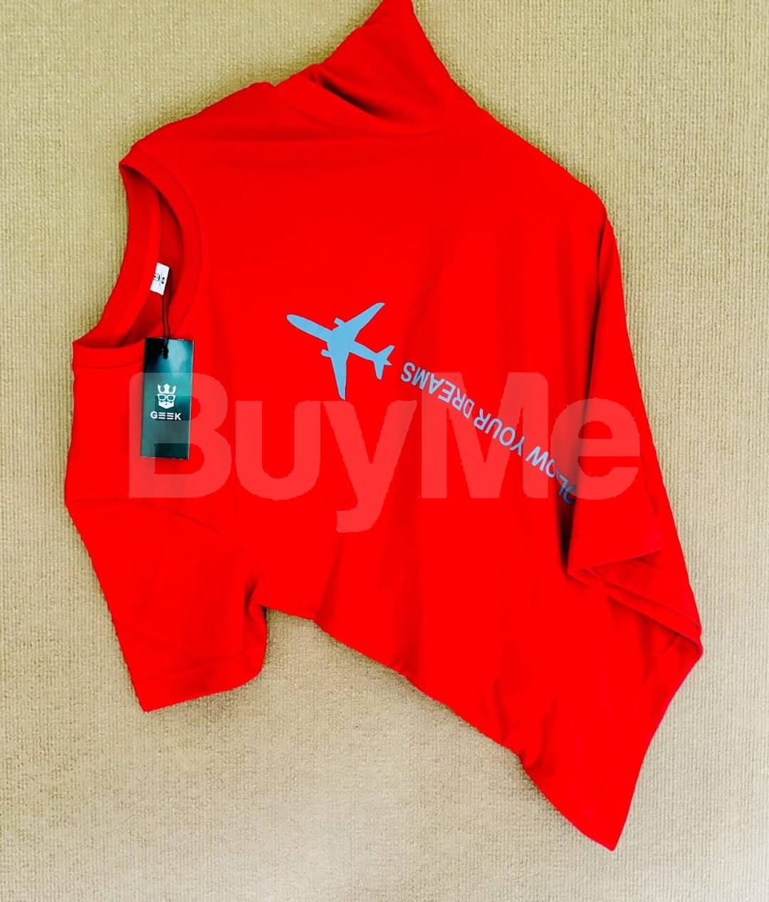 CREW NECK '0T SHIRT GSM180 - RED COLOUR