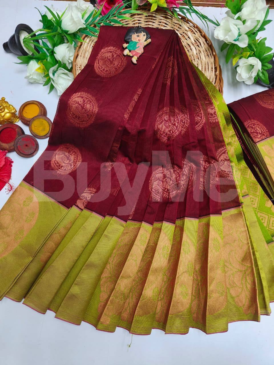 SILK COTTON SAREE DESIGN
