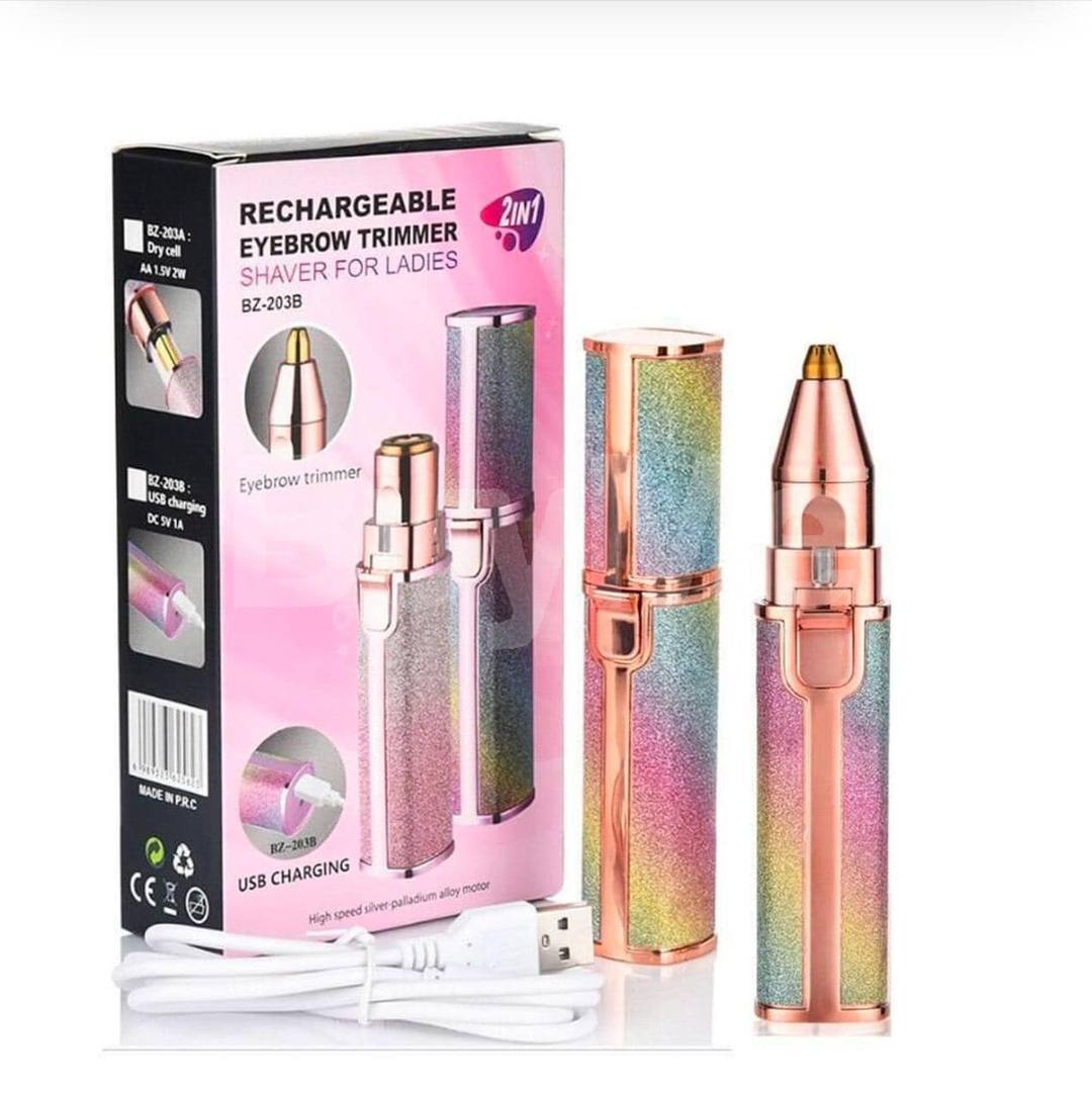 TWO IN ONE EYEBROW TRIMMER