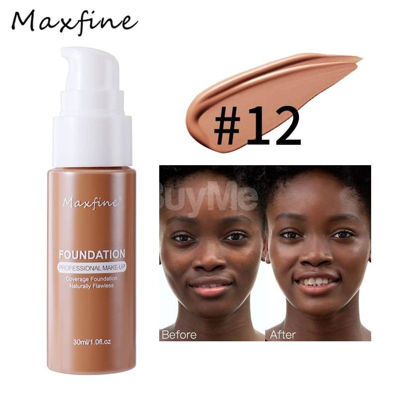 MAXFINE 12 COLOUR LIQUID FOUNDATION FOAM