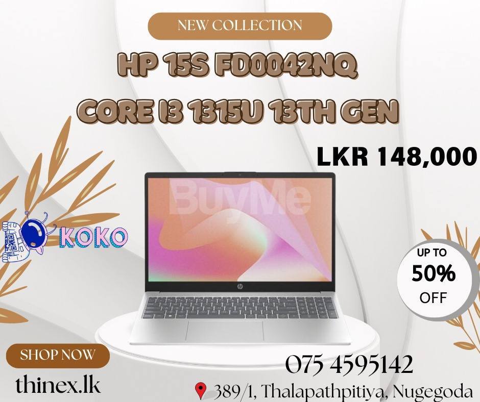 HP 15S FD0042NQ CORE I3 1315U 13TH GEN