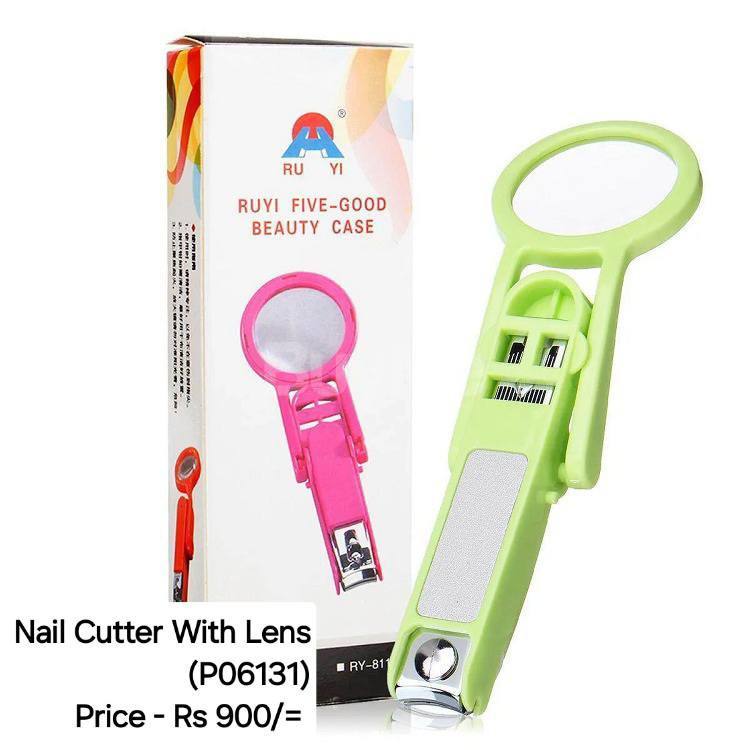 NAIL CUTTER WITH LENS