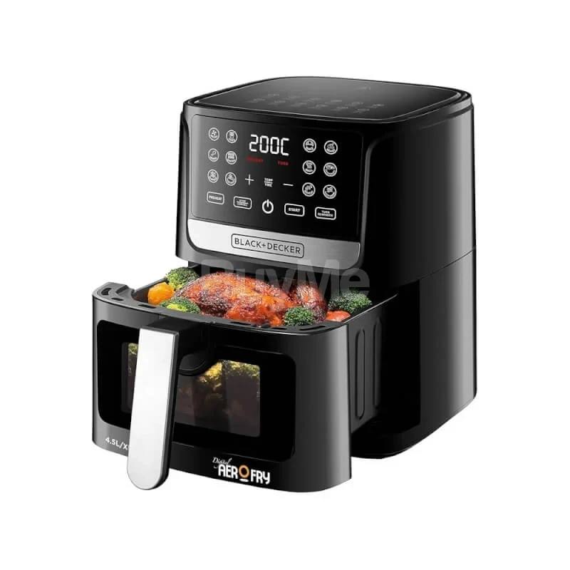 BLACK+DECKER 12 IN 1 DIGITAL AIR FRYER WITH WINDOW – AF4500-B5
