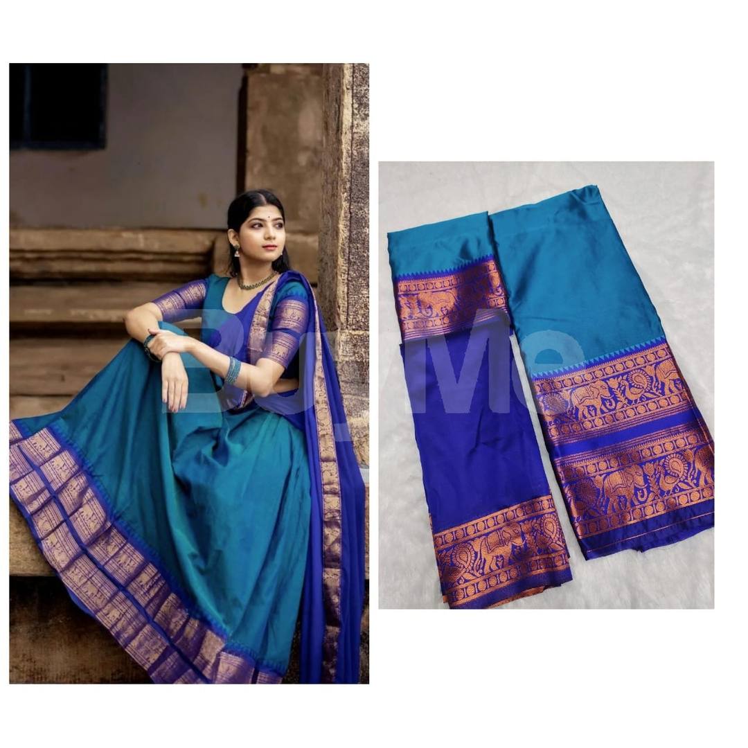 KANJIVERAM SILK ZARI LEHANGA