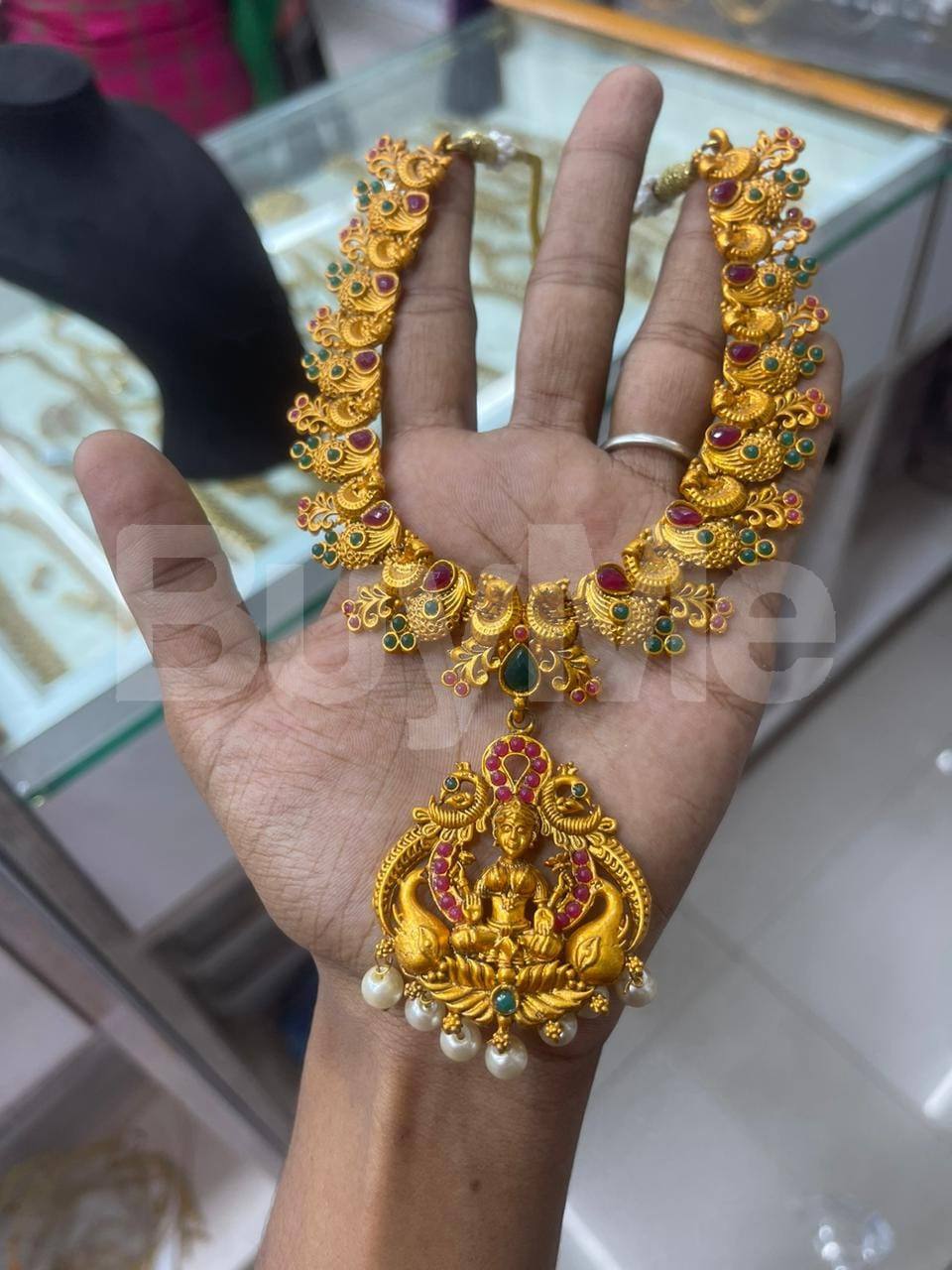 SIMPLE WEDDING WEAR NECKLACE SET