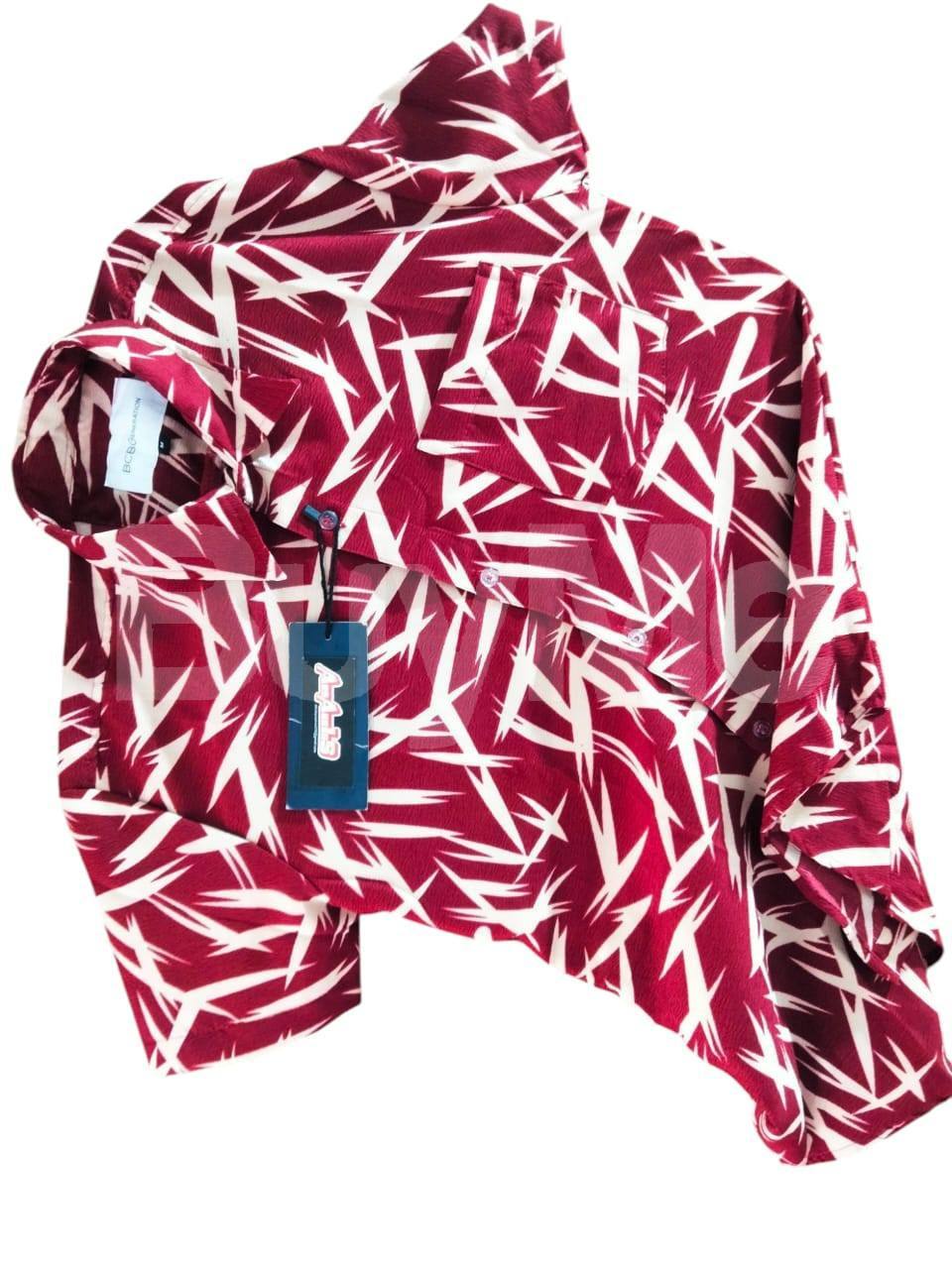 SHORT SLEEVE POPCORN SHORT - MAGENTA