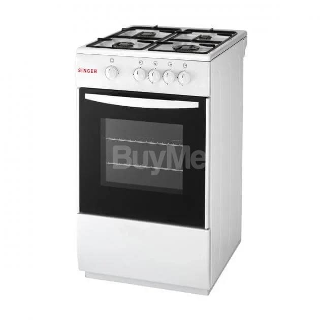 SINGER FREESTANDING GAS OVEN WITH 4 GAS BURNERS 47L