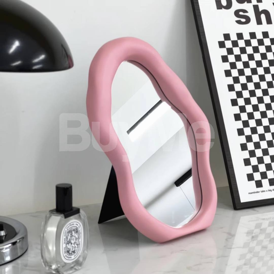 DECORATIVE TABLE MIRROR PINK