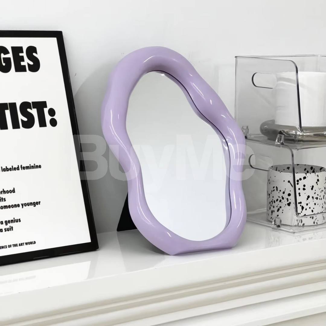DECORATIVE TABLE MIRROR PURPLE