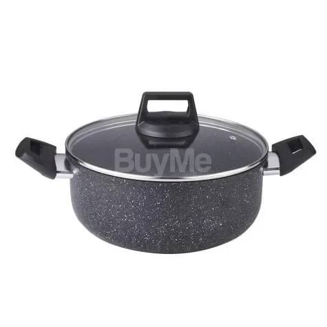 HARVEST 26CM NON STICK CASSEROLE [SUPPORTS INDUCTION COOKTOPS]