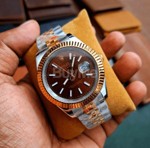 ROLEX DATE ADJUSTABLE ROYAL WATCH - BROWN DIAL