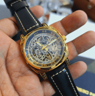 FULLY AUTOMATIC MEN WATCHES SKELETON FASHION CHENXI MECHANICAL