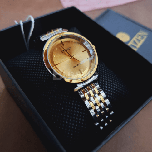 CITIZENS LADIES WATCH - SILVER & GOLD