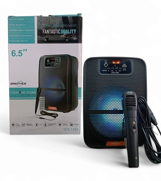 GTS-1286 PORTABLE BLUETOOTH SPEAKER