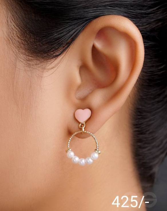 EAR RING PINK