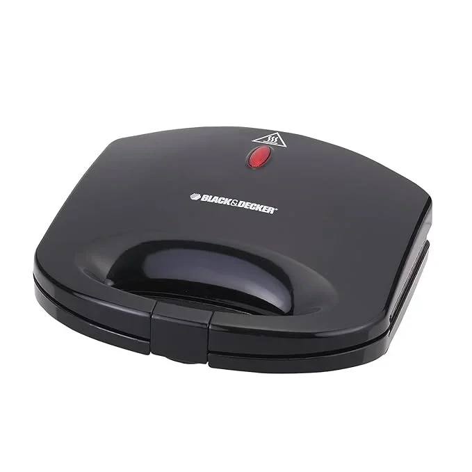 BLACK & DECKER 600-WATT 2-SICE SANDWICH MAKER – TS1000
