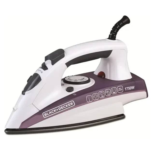 BLACK+DECKER 1750W STEAM IRON NON-STICK SOLEPLATE