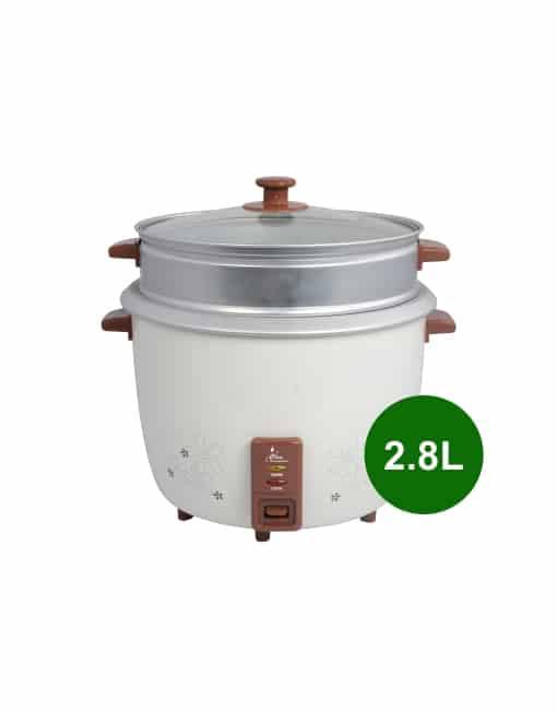 CLEAR -2.8 LITRE RICE COOKER RC15