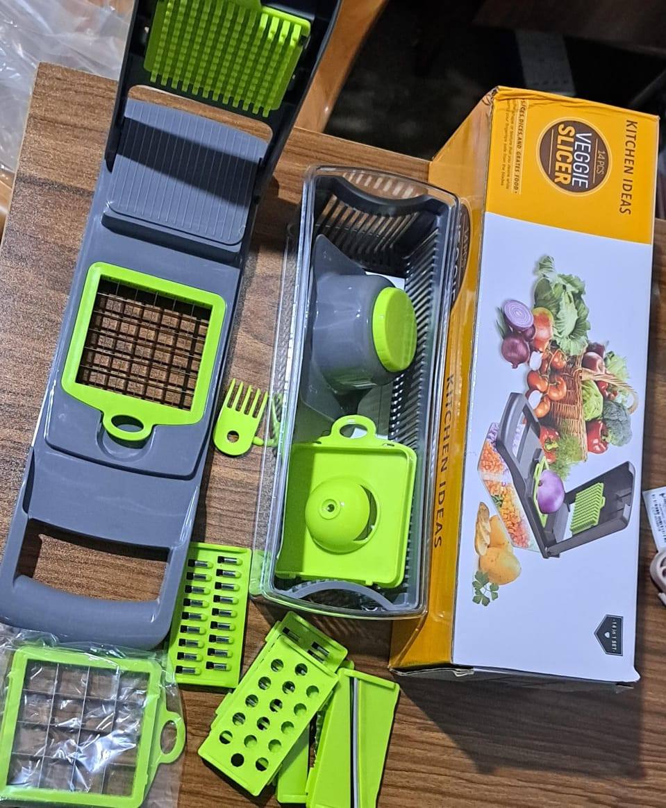 14 PCS VEGGIE SLICER