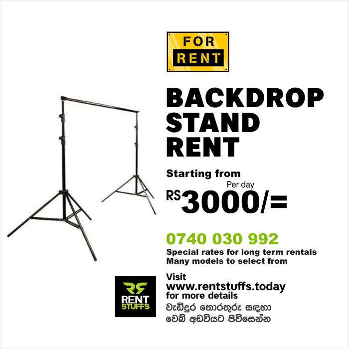 BACKDROP STAND RENT