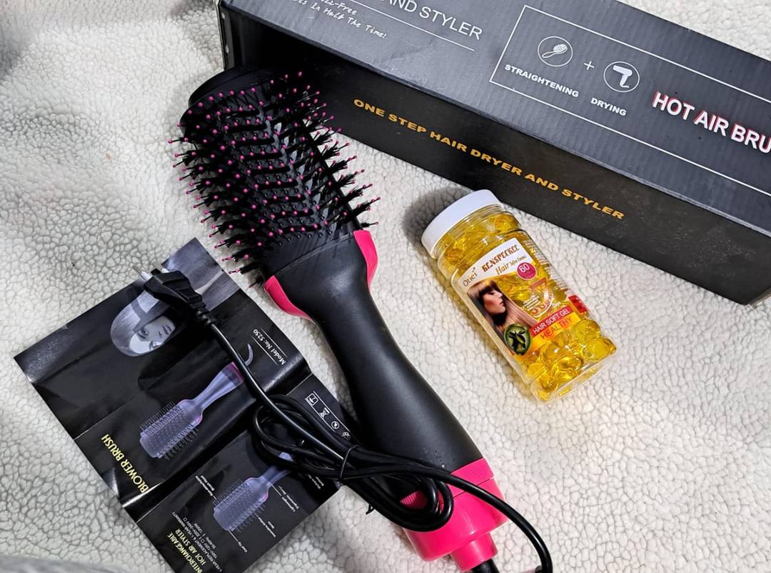 3 IN 1 HAIR DRYERAND STYLER & HAIR SOFT GEL