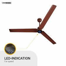 ATOMEBERG RENESA CEILING FAN WITH REMOTE CONTROL (BROWN)