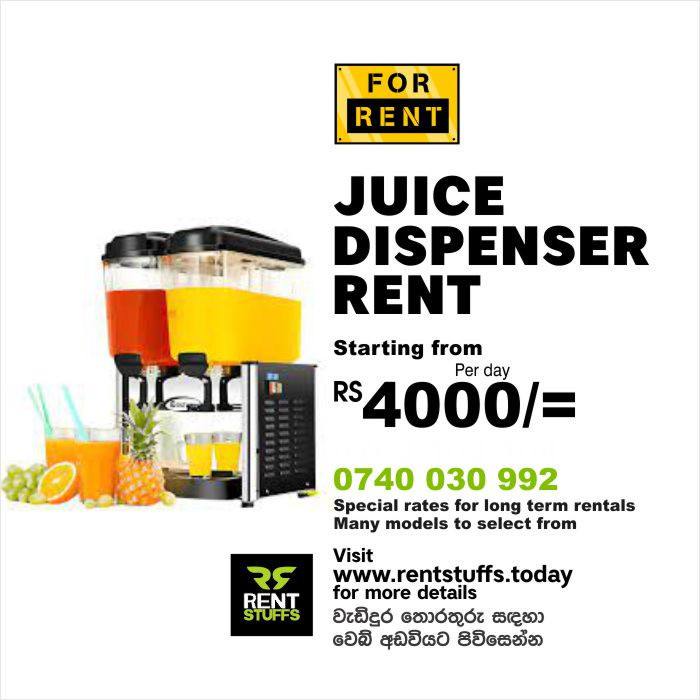 JUICE MACHINE FOR RENT