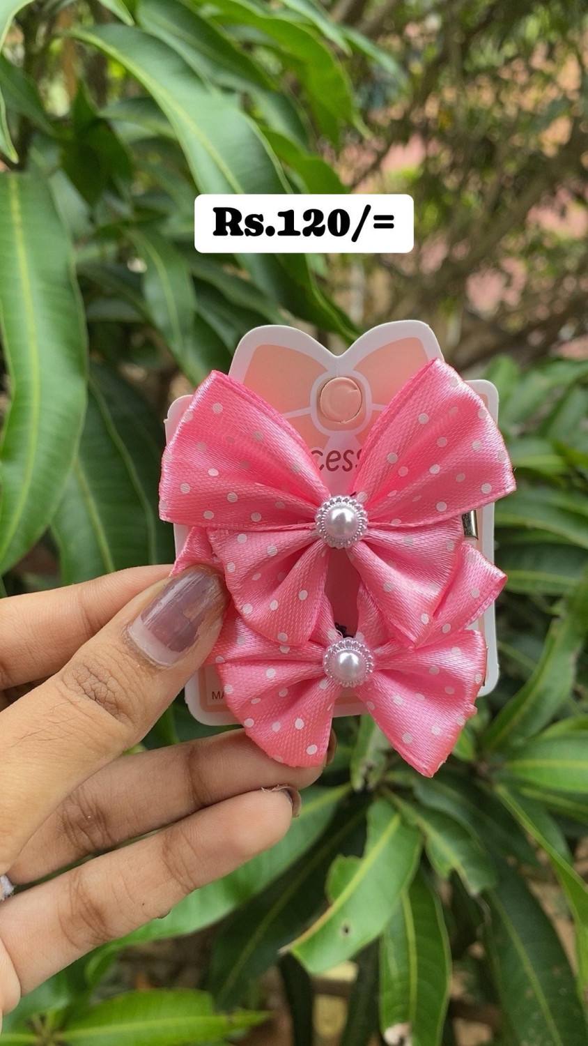 HAIR CLIPS (PINK)