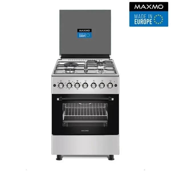 MAXMO FREE STANDING COOKER 3 GAS BURNERS + 1 HOT PLATE
