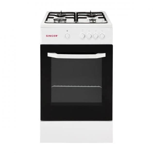 SINGER FREESTANDING OVEN WITH 4 GAS BURNERS 62L GCB8402F