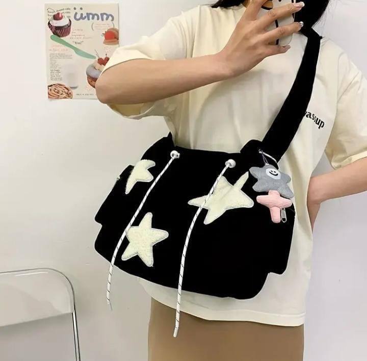 BLACK DESIGN MINI LADIES HANDBAG