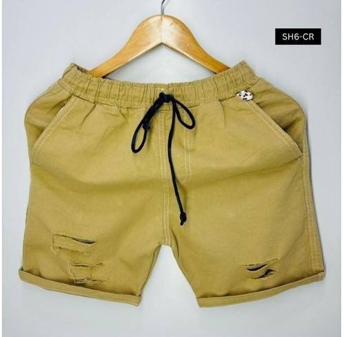 DAZZLING MENS PATCH SHORT - BEIGE