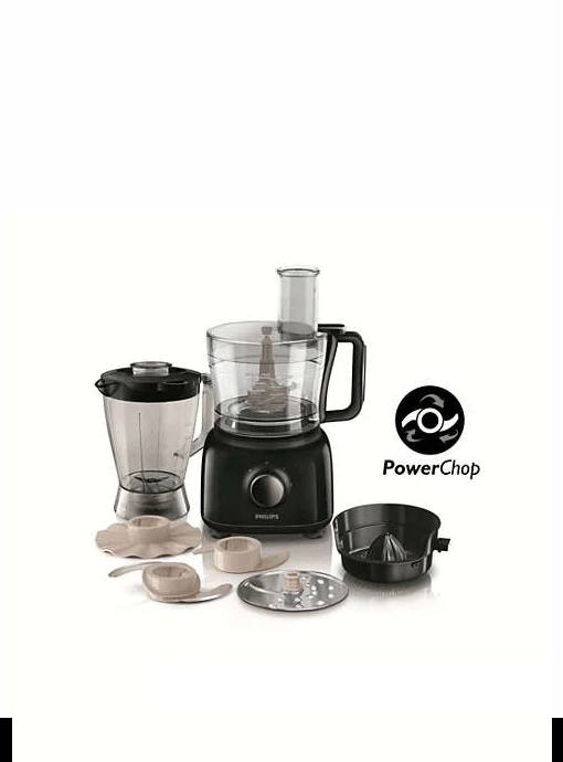 PHILIPS FOOD PROCESSOR HR7629/90 (BLACK)
