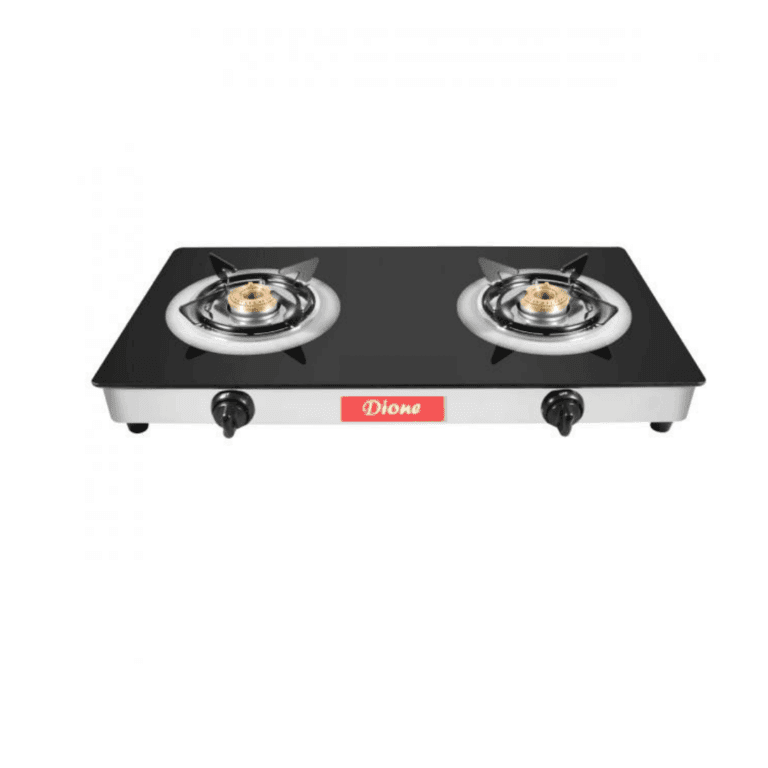 DIONE 2 BURNER GLASS TOP GAS COOKER DGGS468
