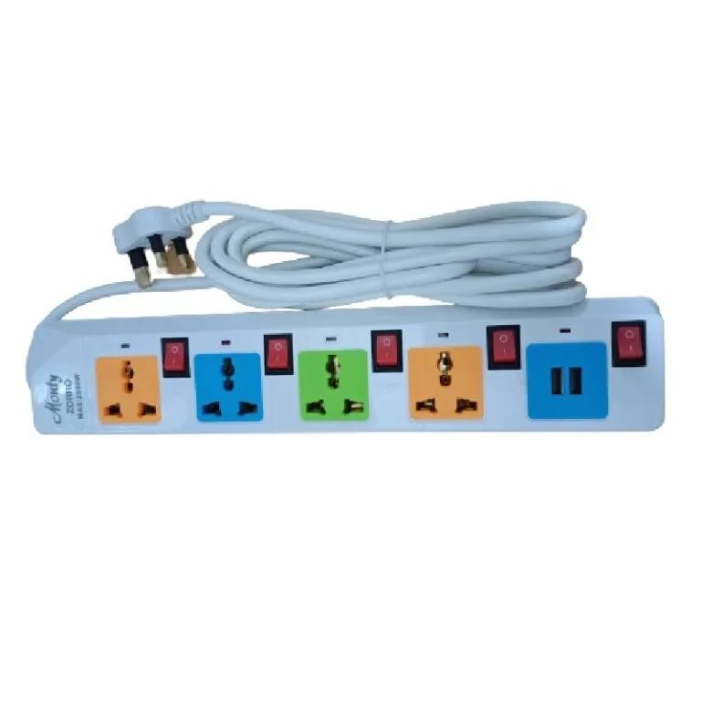 MONTY ZORRO POWER STRIP EXTENSION CORD (TRAILER SOCKET) 4 GANG